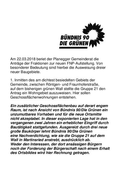 thumbnail of Flächennutzungsplan Einlage Dina 5 groß für GRÜNE ZEITEN